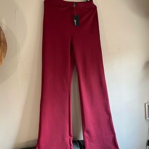 cute Burgundy dressy pants!